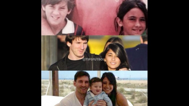 Messi ve Antonella Rocuzzo Çocukluk Aşkı