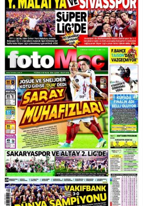 Spor Şöleni - 15.05.2017 Manşeti