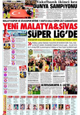 Spor Şöleni - 15.05.2017 Manşeti