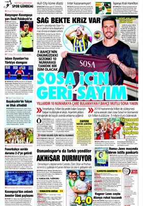 Spor Şöleni - 15.05.2017 Manşeti