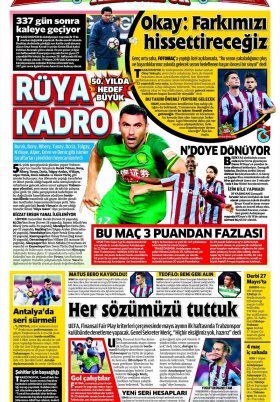 Spor Şöleni - 19.04.2017 Manşeti