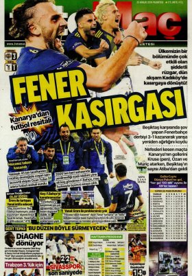 Spor Şöleni - 23.12.2019 Manşeti