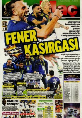 Spor Şöleni - 23.12.2019 Manşeti