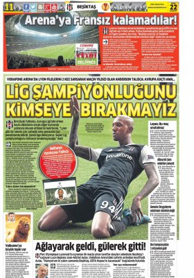 Spor Şöleni - 22.04.2017 Manşeti