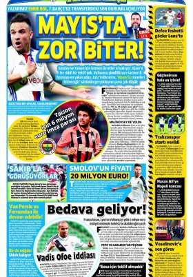 Spor Şöleni - 25.05.2017 Manşeti