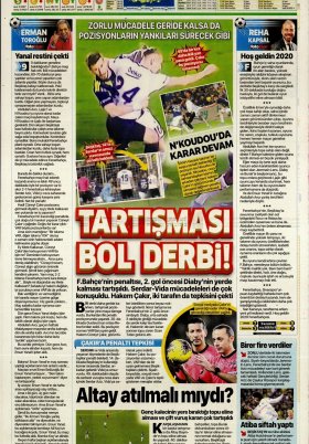 Spor Şöleni - 23.12.2019 Gazete Manşeti