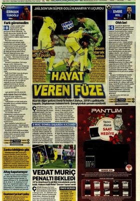 Spor Şöleni - 30.12.2019 Manşeti