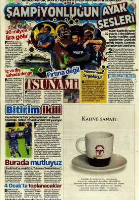 Spor Şöleni - 30.12.2019 Gazete Manşeti