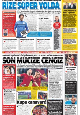 Spor Şöleni - 12.04.2018 Gazete Manşetleri