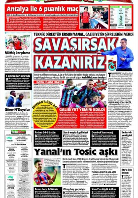 Spor Şöleni - 22.04.2017 Manşeti