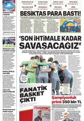 Spor Şöleni - 12.04.2018 Manşeti