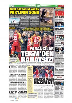 Spor Şöleni - 13.12.2019 Manşeti