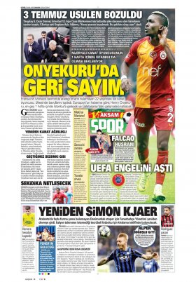 Spor Şöleni - 03.01.2020 Gazete Manşeti