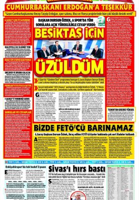 Spor Şöleni - 22.04.2017 Manşeti