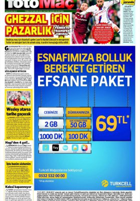 Spor Şöleni - 22.04.2017 Manşeti
