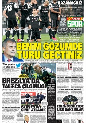 Spor Şöleni - 22.04.2017 Gazete Manşeti