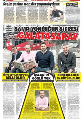 Spor Şöleni - 12.04.2018 Gazete Manşetleri