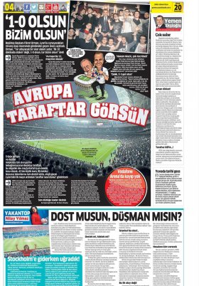 Spor Şöleni - 20.04.2017 Manşeti