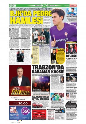 Spor Şöleni - 30.12.2019 Gazete Manşeti