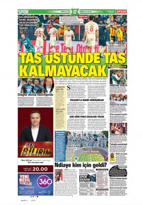 Spor Şöleni - 23.12.2019 Manşeti