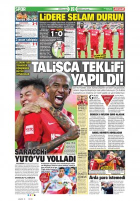 Spor Şöleni - 30.12. Gazete Manşeti