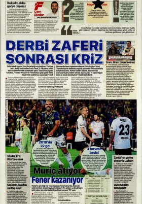 Spor Şöleni - 23.12.2019 Manşeti