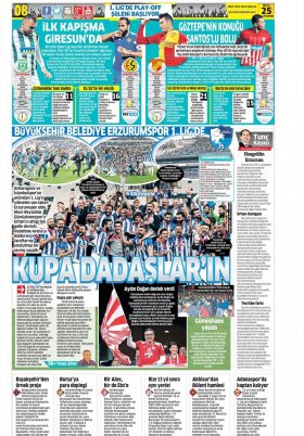 Spor Şöleni - 25.05.2017 Manşeti