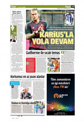 Spor Şöleni - 22.11.2019 Manşeti