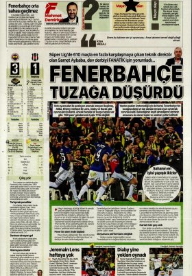 Spor Şöleni - 23.12.2019 Manşeti